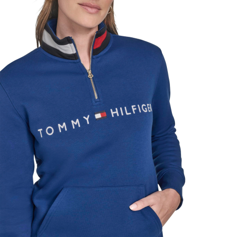 Толстовка жіноча Tommy Hilfiger на флісі 1159861448 (Синій M)