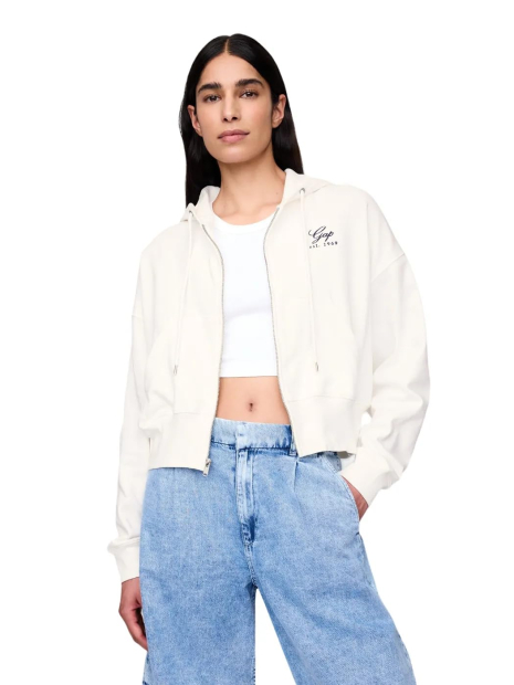 Толстовка жіноча GAP на блискавці 1159861694 (Білий XL)