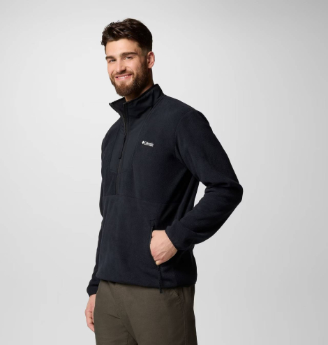 Мужская флисовая толстовка Columbia 1159864237 (Черный 4X)