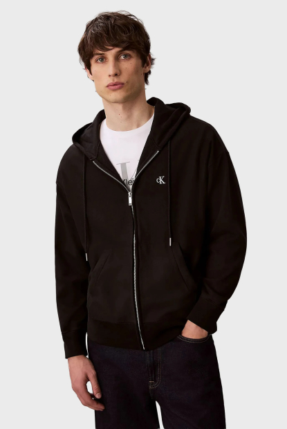 Мужская толстовка Calvin Klein на молнии 1159864776 (Черный XXL)