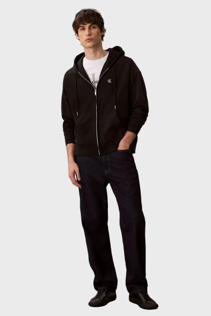 Мужская толстовка Calvin Klein на молнии 1159864776 (Черный XXL)