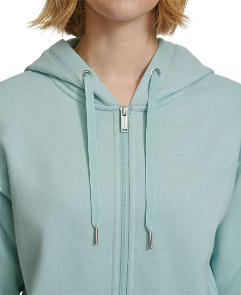 Женская толстовка на флисе Calvin Klein с капюшоном 1159865566 (Зеленый XL)