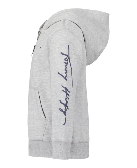 Дитяча толстовка на флісі Tommy Hilfiger з логотипом 1160059052 (Сірий XL) на зріст 175 см