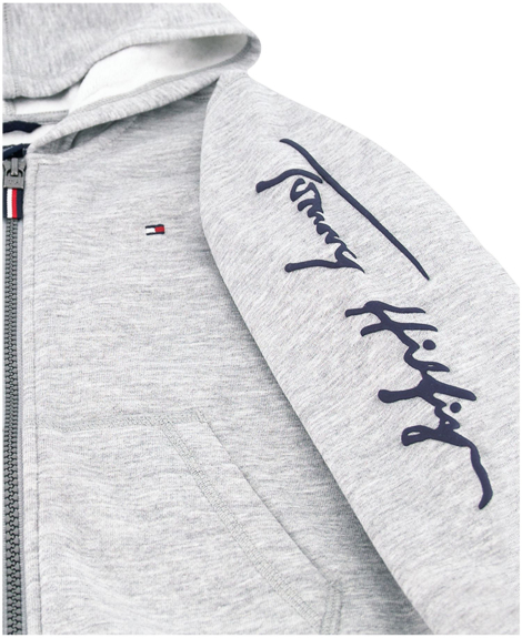 Дитяча толстовка на флісі Tommy Hilfiger з логотипом 1160059052 (Сірий XL) на зріст 175 см