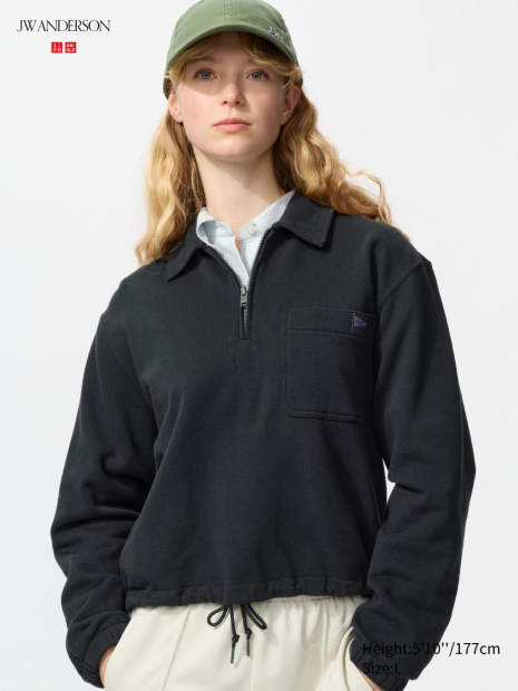 Толстовка JW Anderson UNIQLO 1160114436 (Черный M)