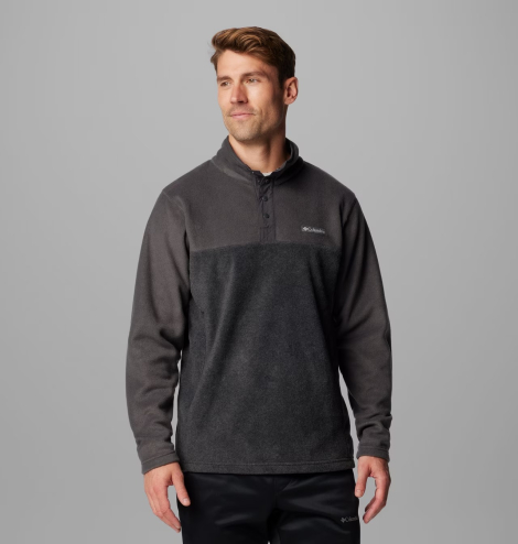 Мужская флисовая толстовка Columbia 1160766174 (Серый 1X)