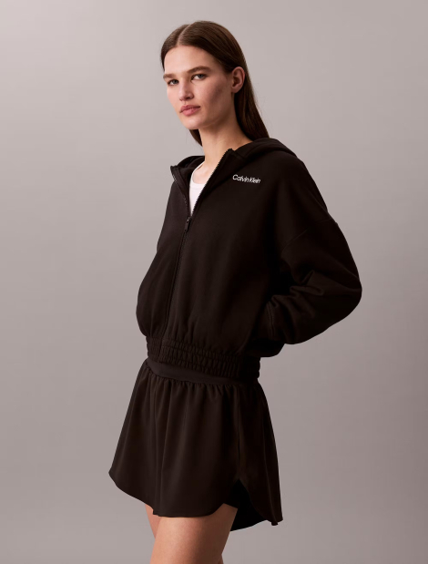 Толстовка жіноча Calvin Klein на флісі 1161432635 (Чорний XS)