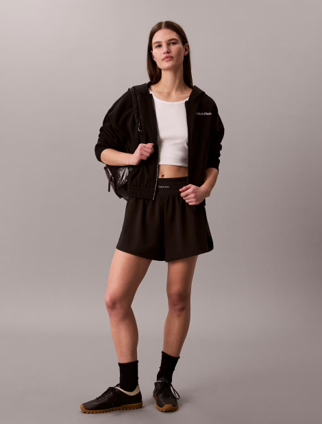 Толстовка жіноча Calvin Klein на флісі 1161432635 (Чорний XS)