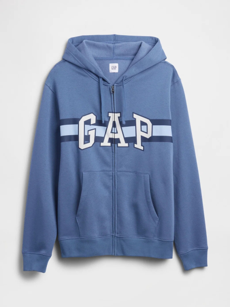Толстовка на флісі GAP з логотипом 1161612481 (Синій M)