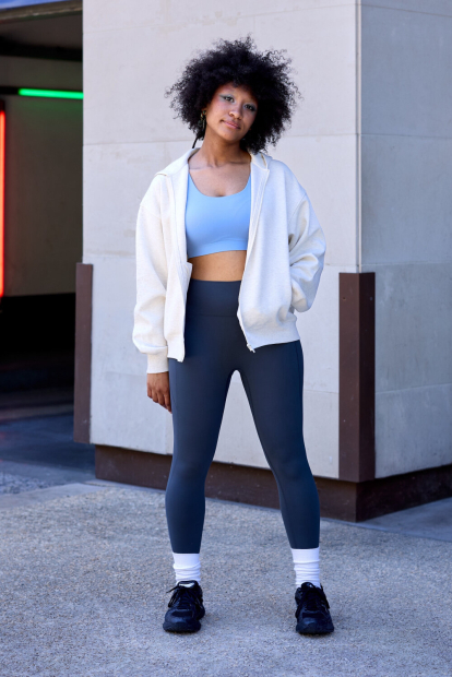 Толстовка на молнии UNIQLO с капюшоном 1162803211 (Молочный XXL)