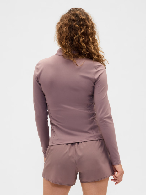 Женская толстовка GAP Fit на молнии 1162834226 (Коричневый S)