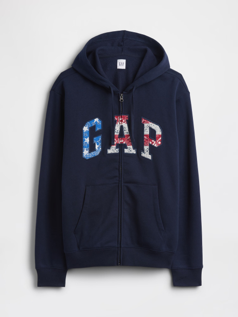 Толстовка на флисе GAP с логотипом 1162974397 (Синий M)