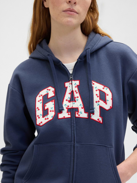 Толстовка на флисе GAP с логотипом 1162936058 (Синий M)