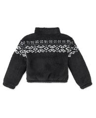 Детская толстовка из шерпы Levi's с полумолнией 1159838194 (Черный 140-155)