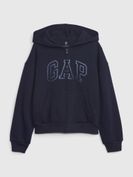 Детская толстовка с капюшоном GAP кофта на молнии 1159839054 (Синий M)
