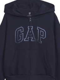 Детская толстовка с капюшоном GAP кофта на молнии 1159839054 (Синий M)