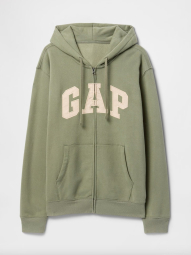 Толстовка на флисе GAP с логотипом 1159839255 (Зеленый L)