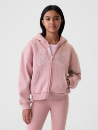 Детская толстовка с экомехом GAP 1159839533 (Розовый XS)