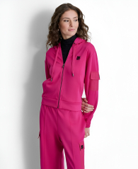 Женская толстовка DKNY на молнии 1159841318 (Розовый S)