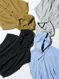 Толстовка без рукавов UNIQLO с капюшоном 1159842112 (Черный S)