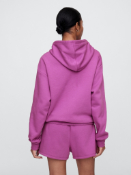 Женская толстовка на флисе GAP кофта с капюшоном на молнии 1159842166 (Розовый S)