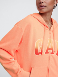 Толстовка жіноча на флісі GAP з логотипом 1159843887 (Помаранчевий M)
