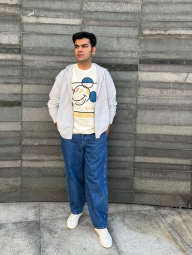 Стильна толстовка UNIQLO з капюшоном 1159844134 (Сірий XXL)