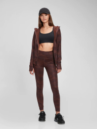 Жіноча спортивна кофта GapFit з начосом 1159844181 (Коричневий XS)