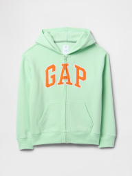 Детская толстовка с капюшоном GAP кофта на замке 1159846052 (Зеленый S)
