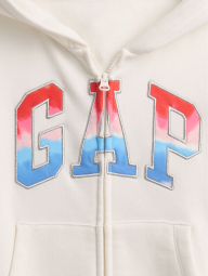 Дитяча толстовка з капюшоном GAP кофта на замку 1159845787 (Білий M)