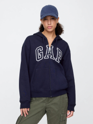 Женская толстовка GAP с капюшоном на молнии 1159845920 (Синий L)