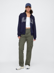 Женская толстовка GAP с капюшоном на молнии 1159845920 (Синий L)
