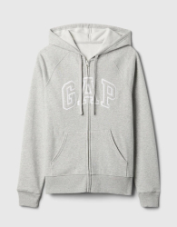 Женская толстовка на флисе GAP с логотипом 1159846258 (Серый M)