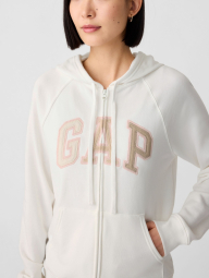 Женская толстовка GAP кофта с капюшоном на молнии 1159846292 (Молочный L)
