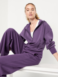 Толстовка жіноча Old Navy на напівблискавці 1159847303 (Фіолетовий L)