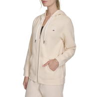 Женская толстовка с капюшоном Tommy Hilfiger на молнии 1159849366 (Бежевый XL)