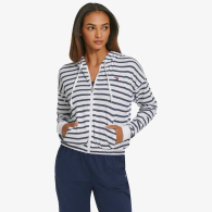 Женская толстовка с капюшоном Tommy Hilfiger на молнии 1159849549 (Белый L)