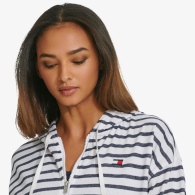 Толстовка жіноча з капюшоном Tommy Hilfiger на блискавці 1159849549 (Білий L)