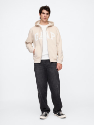 Толстовка на флісі GAP з логотипом 1159850457 (Бежевий XL)