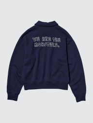 Толстовка UNIQLO POP MART UT Graphic на полумолнии 1159850481 (Синий S)