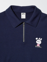 Толстовка UNIQLO POP MART UT Graphic на полумолнии 1159850480 (Синий M)