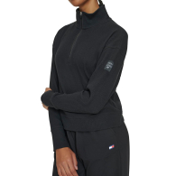 Толстовка жіноча Tommy Hilfiger з напівблискавкою 1159850935 (Чорний L)