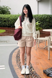 Толстовка UNIQLO POP MART UT Graphic на напівблискавці 1159851109 (Молочний M)