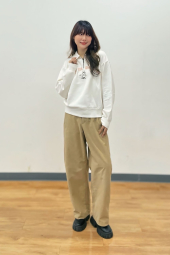 Толстовка UNIQLO POP MART UT Graphic на напівблискавці 1159851109 (Молочний M)