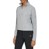 Женская толстовка Tommy Hilfiger с полумолнией 1159854068 (Серый XL)