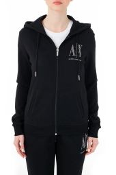Женская толстовка Armani Exchange с логотипом 1159854234 (Черный XS)