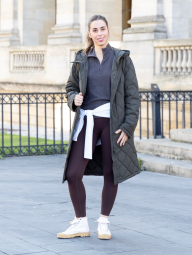 Толстовка флісова UNIQLO з напівблискавкою 1159854533 (Сірий M)