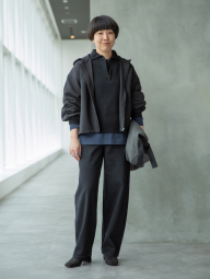 Базова толстовка UNIQLO 1159855025 (Чорний L)