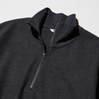 Толстовка UNIQLO на полумолнии 1159855934 (Серый XL)