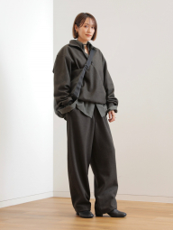 Толстовка UNIQLO на полумолнии 1159855934 (Серый XL)